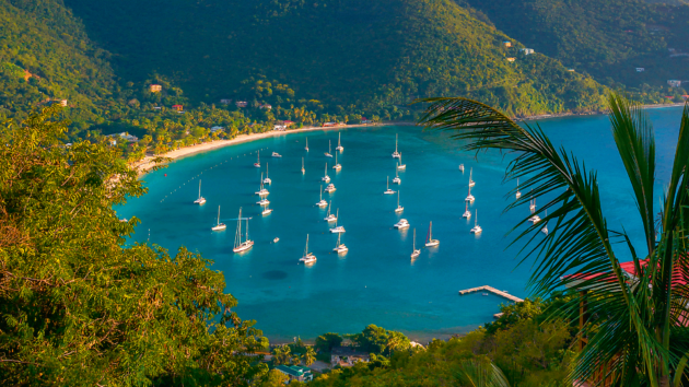 Moored up in Cane Garden Bay on Tortola, British Virgin Islands: latest apps can tell you if cruising friends are nearby – or give tips on the best places to eat ashore.