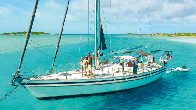 Rescuing another family mid-Atlantic made safety a priority for Will and Cat when seeking their next yacht
